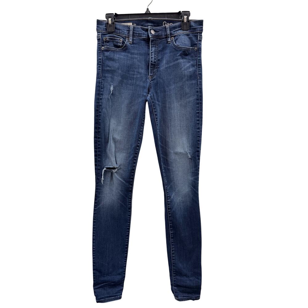 Gap Women's Resolution True Skinny Jeans Blue Size 29 Tall / 8 Tall